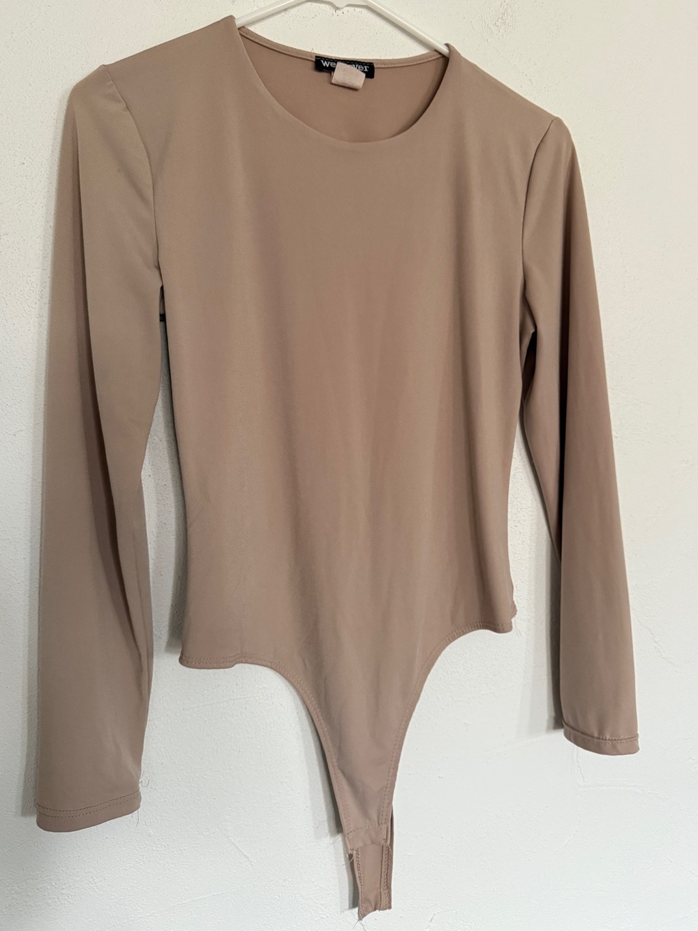 Long Sleeve Nude/Taupe Bodysuit